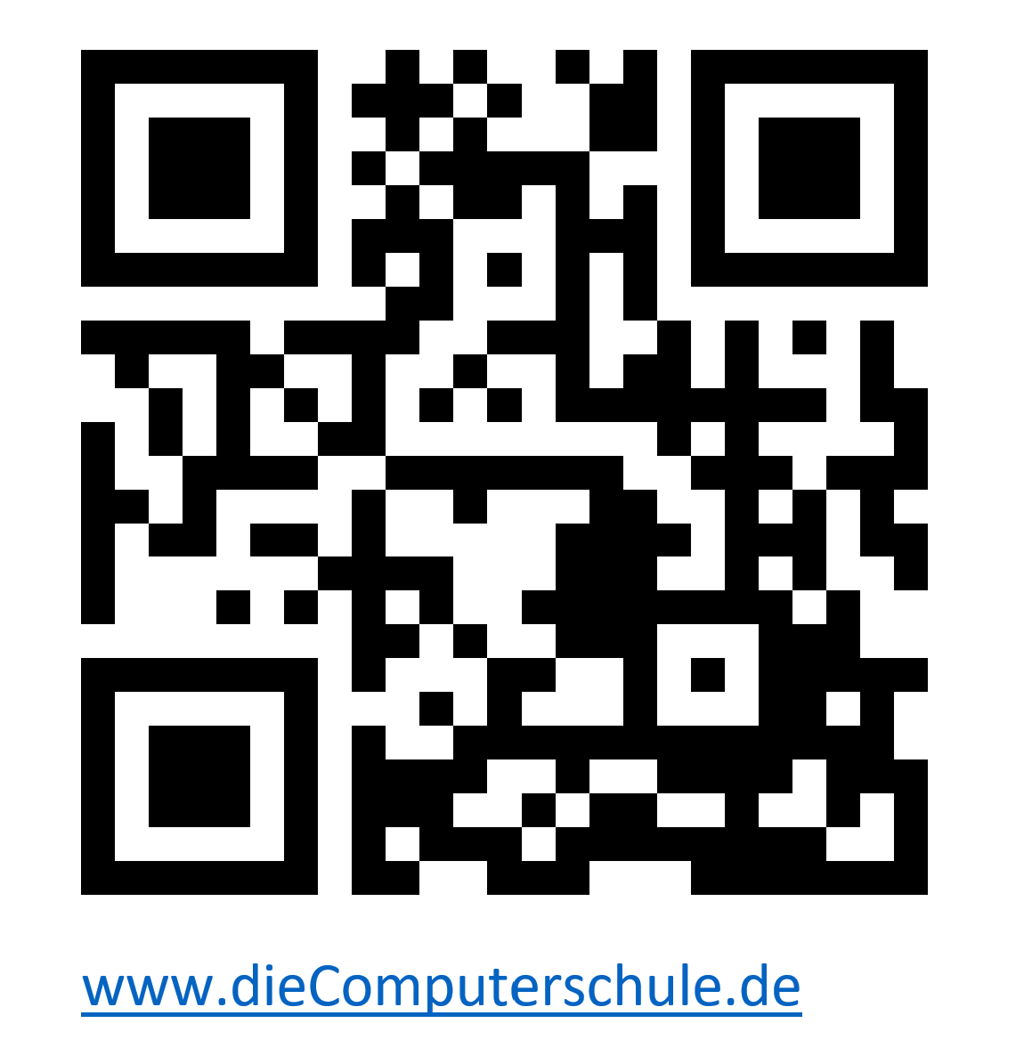 QR Code mit Word erstellen die Computerschule in Bremen